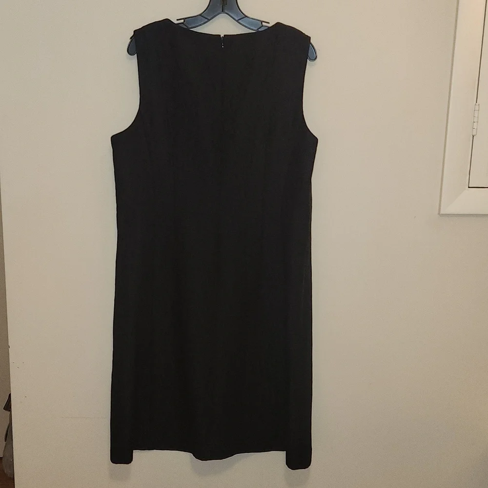 Talbots Black Dress Size 18 - Picture 5 of 8